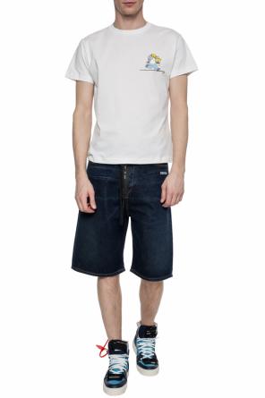Printed denim shorts, zdjęcie 2 Printed denim shorts od Off White